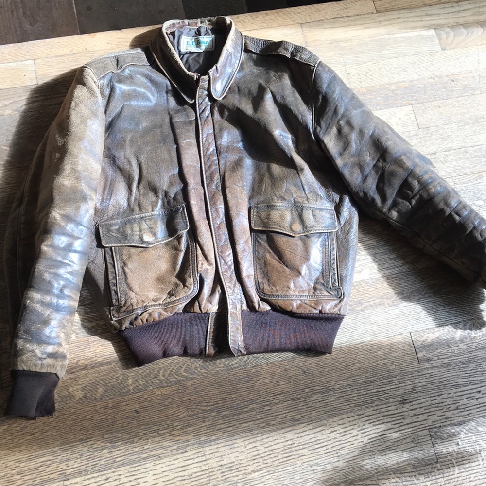Coolest Vintage Ll Bean Bomber Jacket Gem